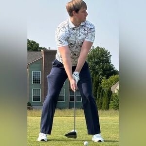 MEN’S PEONY WHITEOUT POLO XXL BRAND NEW NEVER WORN